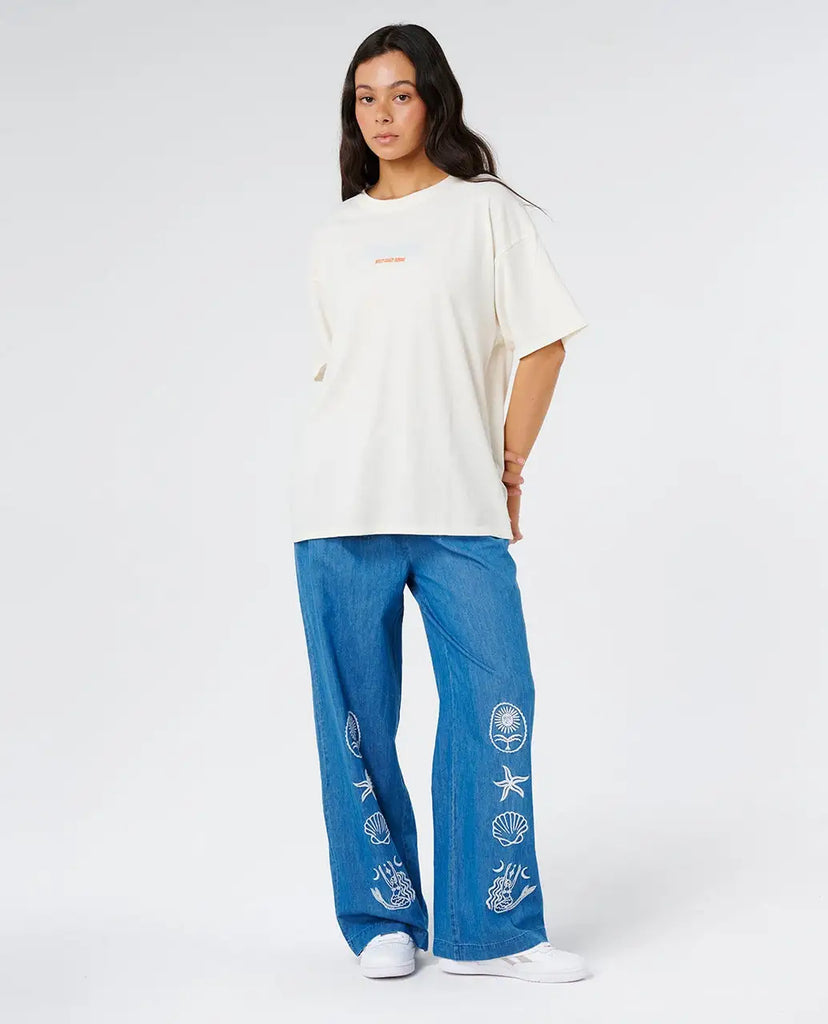 Rip Curl Womens Shirt Half Moon Bay Heritage Tee