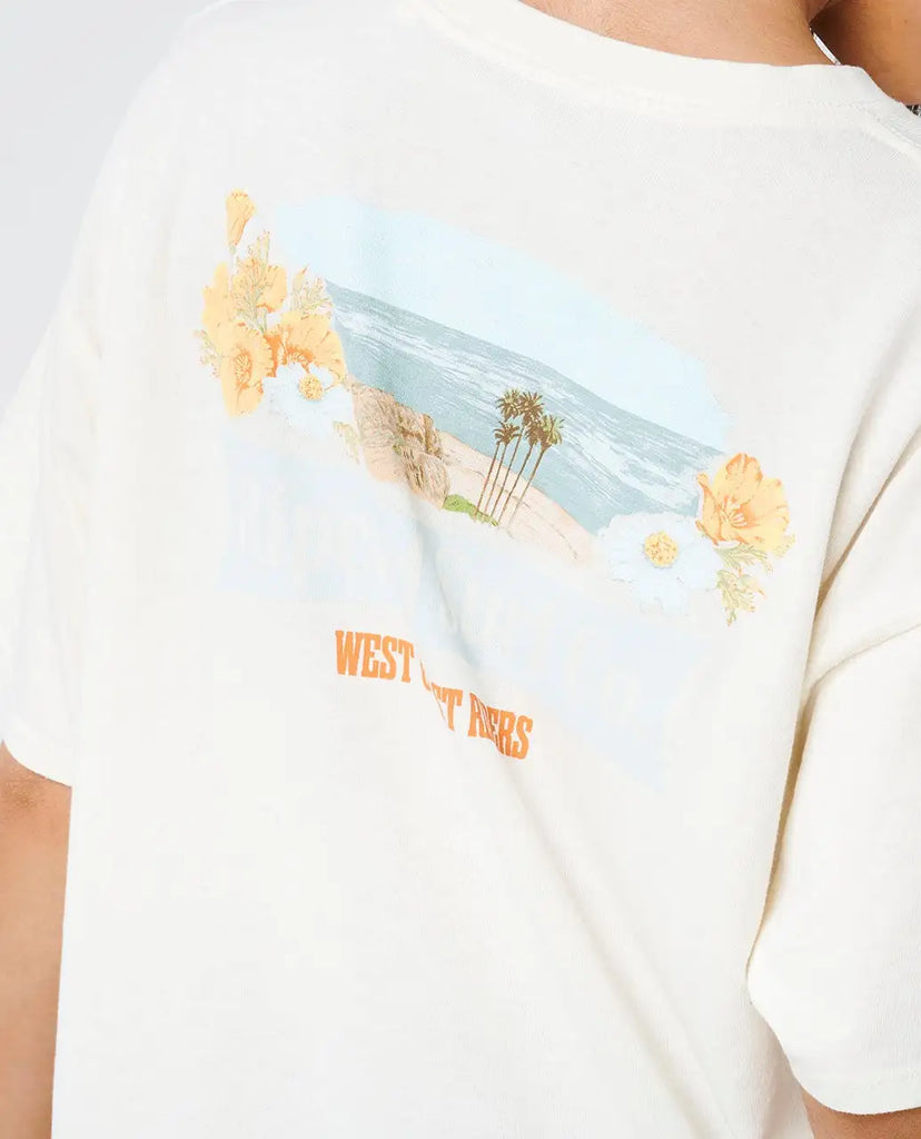 Rip Curl Womens Shirt Half Moon Bay Heritage Tee