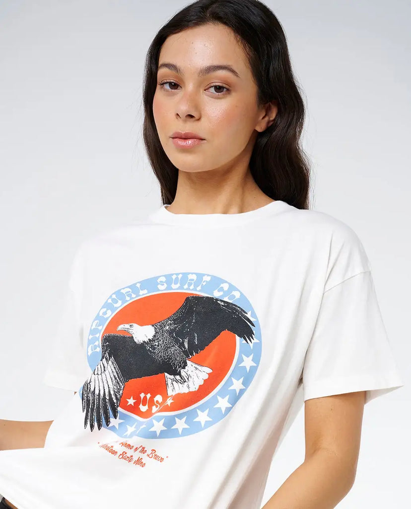 Rip Curl Womens Shirt 4Th July Relaxed Tee