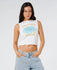 Rip Curl Womens Tank Top Topanga Canyon Shirred Tank