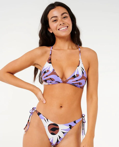 Rip Curl Womens Bikini Top Cala Nights X Back Triangle