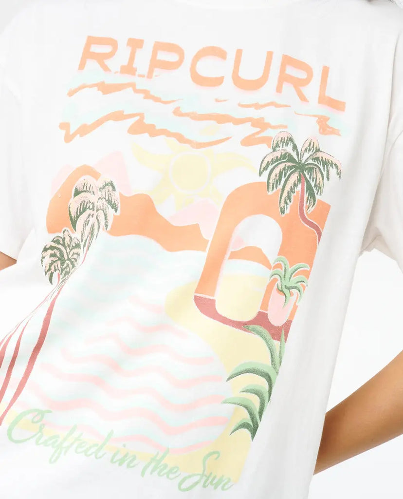 Rip Curl Womens Shirt Half Moon Bay Relaxed Tee