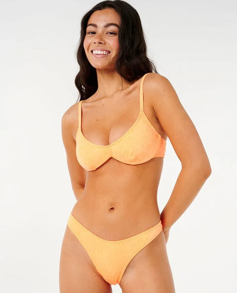 Rip Curl Womens Bikini Top Dusk Textured D-DD Bra