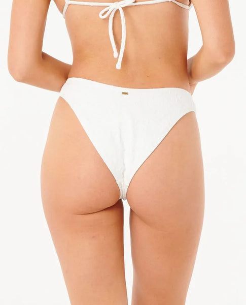 Rip Curl Womens Bikini Bottoms Dusk Textured Hi Leg Cheeky