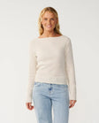 Rip Curl Womens Shirt Bossa Nova Textured Long Sleeve Tee