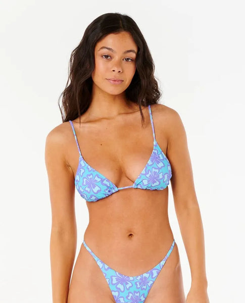 Rip Curl Womens Bikini Top Neon Isles Sliding Triangle
