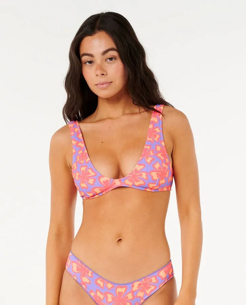 Rip Curl Womens Bikini Top Neon Isles Bralette