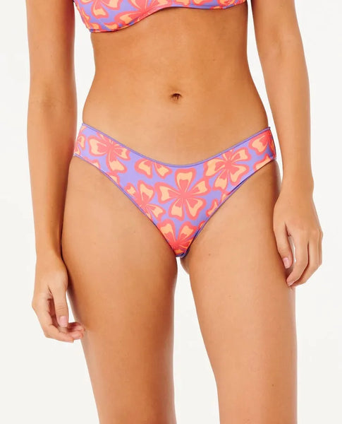 Rip Curl Womens Bikini Bottoms Neon Isles Cheeky Hipster