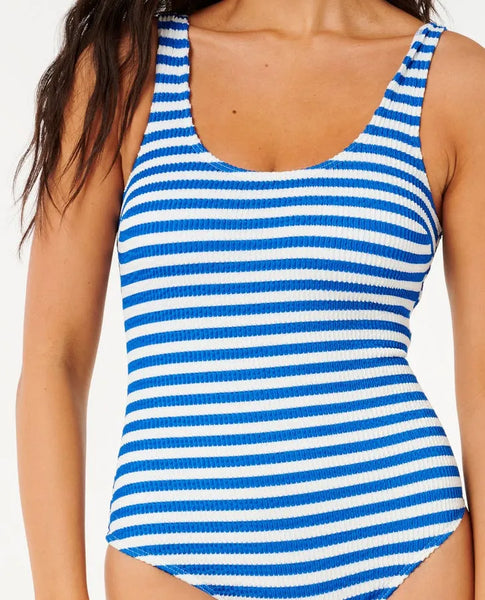 Rip Curl Womens Swimsuit Es Vedra Stripe Cheeky One Piece