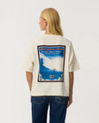 Rip Curl Womens Shirt Sunset Beach Raglan Boxy Tee