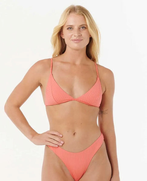 Rip Curl Womens Bikini Top Premium Surf Banded Fixed Triangle