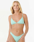 Rip Curl Womens Bikini Top Premium Surf Banded Fixed Triangle