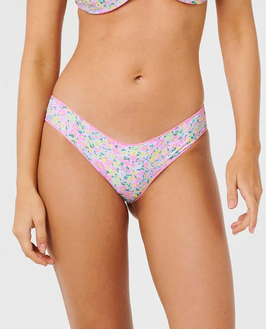 Rip Curl Womens Bikini Bottoms Party Wave Cheeky Hipster Coverage