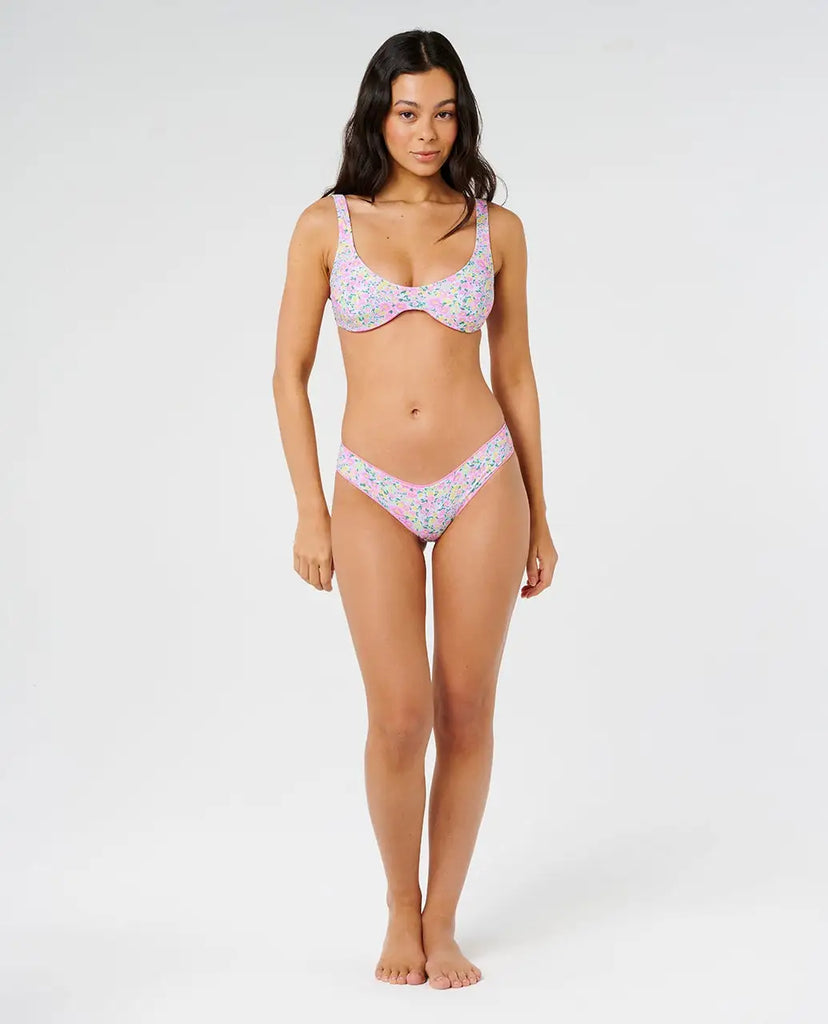 Rip Curl Womens Bikini Bottoms Party Wave Cheeky Hipster Coverage