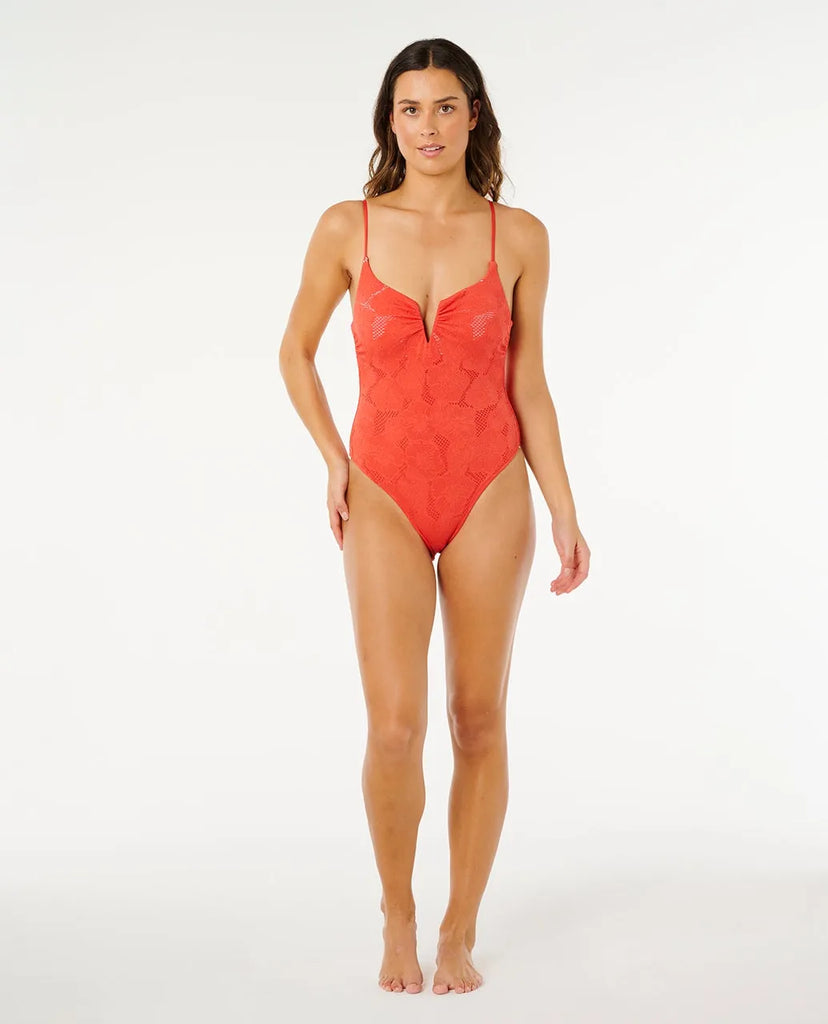 Rip Curl Womens Swimsuit Oasis V Wire Multi Fit One Piece