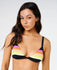Rip Curl Womens Bikini Top Surf Stripe Fixed Triangle