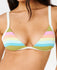 Rip Curl Womens Bikini Top Surf Stripe Fixed Triangle