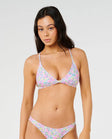Rip Curl Womens Bikini Top Party Wave Xback Triangle
