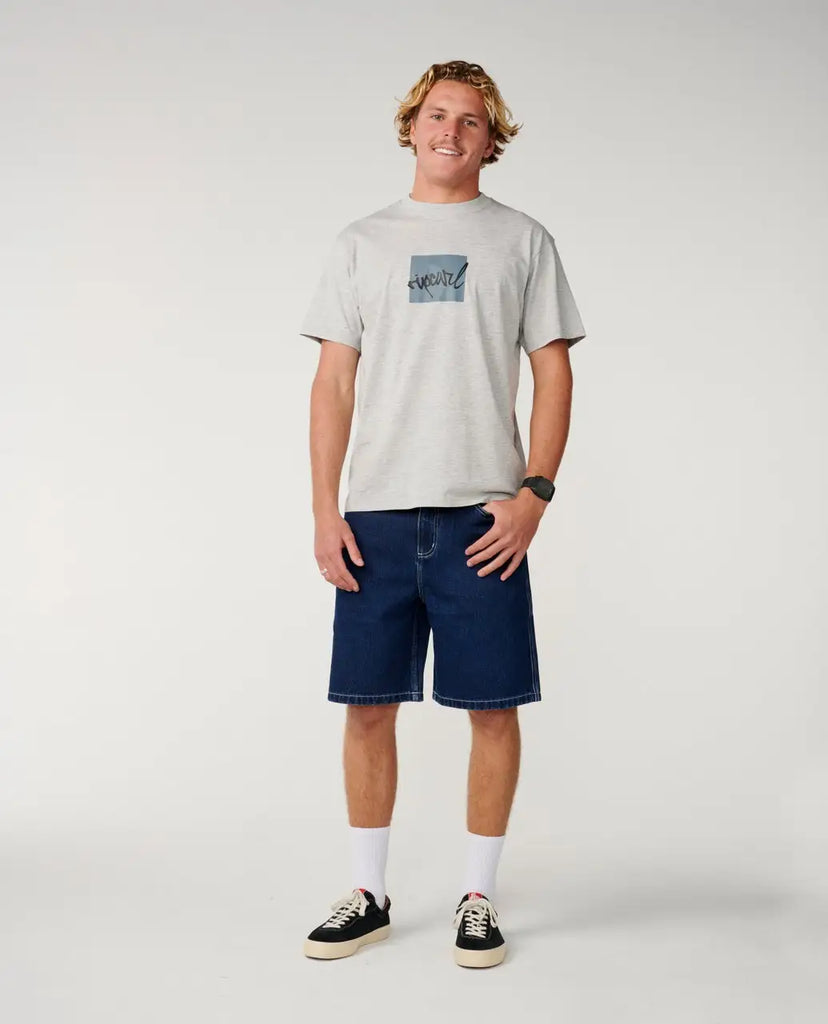 Rip Curl Mens Shirt Rip Script Icon Loose Tee