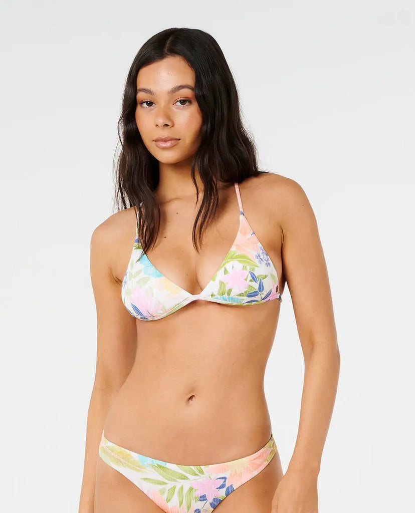 Rip Curl Womens Bikini Top Catalina Island Cross Back Triangle