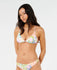 Rip Curl Womens Bikini Top Catalina Island Cross Back Triangle