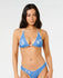 Rip Curl Womens Bikini Top Catalina Denim Halter Triangle