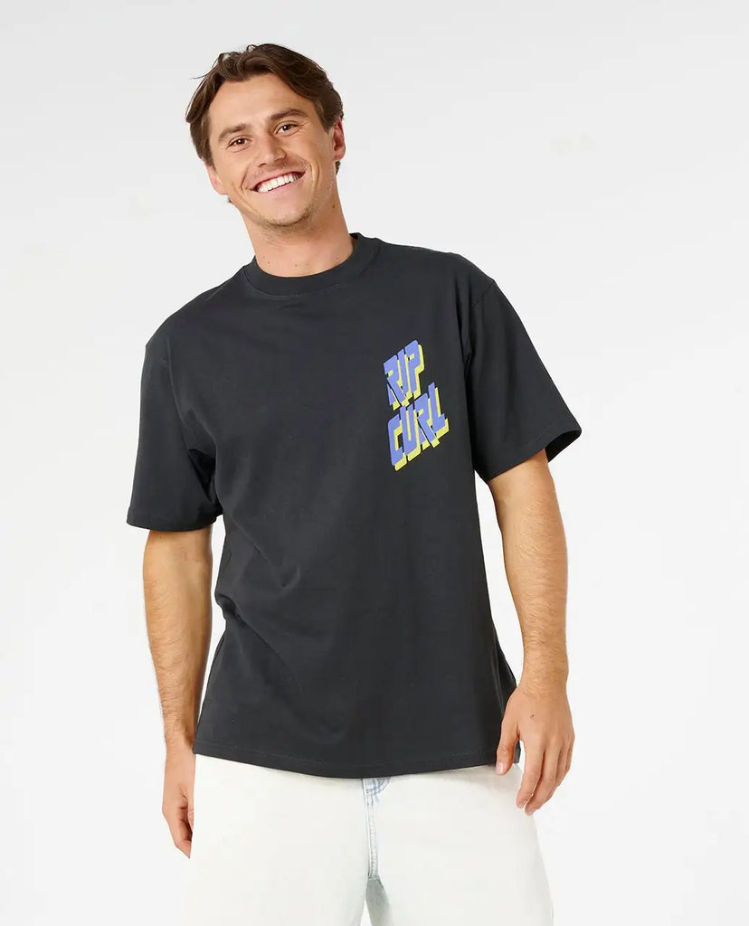 Rip Curl Mens Shirt Liquid Trips Slant Loose Tee