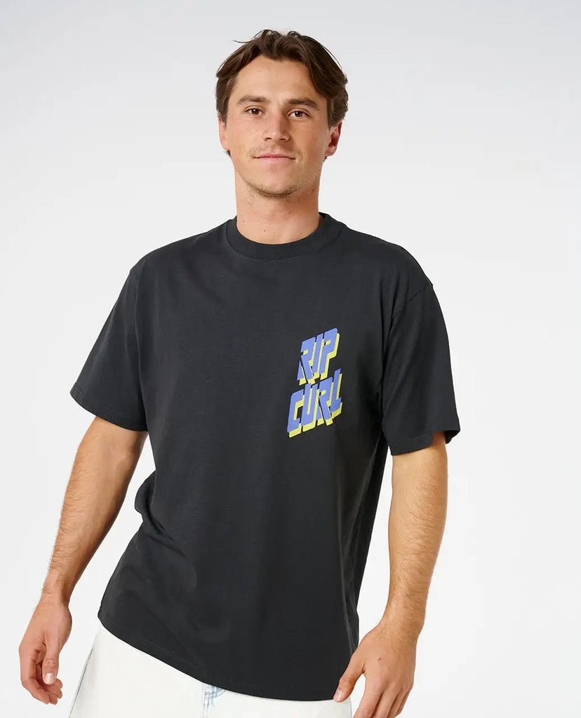 Rip Curl Mens Shirt Liquid Trips Slant Loose Tee