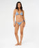 Rip Curl Womens Bikini Bottoms Catalina Waves Tie Side Cheeky Coverage