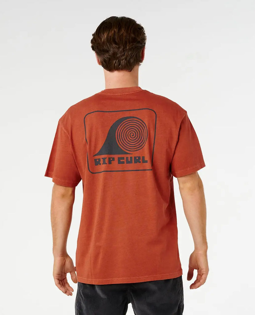 Rip Curl Mens Shirt Artist of the Search Rolling Wave Loose Tee