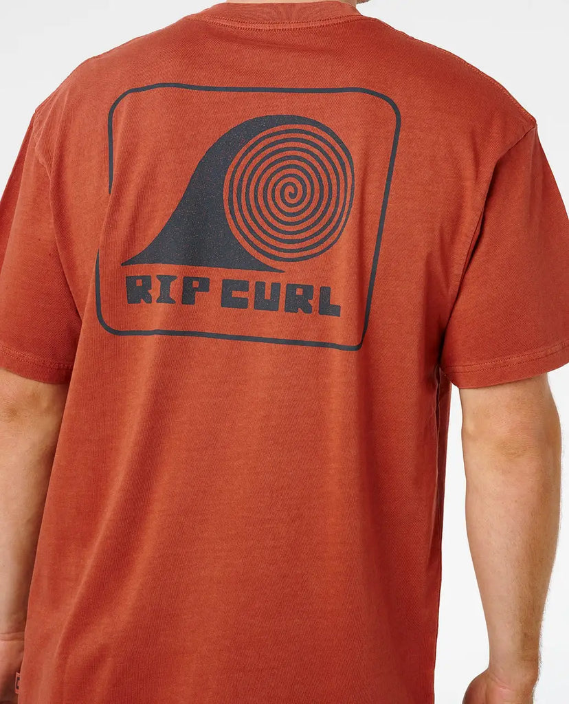 Rip Curl Mens Shirt Artist of the Search Rolling Wave Loose Tee