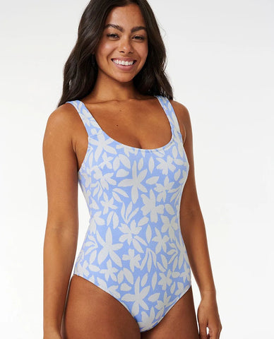 Rip Curl Womens Swimsuit Holiday Tropics Good Coverage One Piece