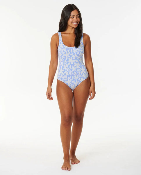 Rip Curl Womens Swimsuit Holiday Tropics Good Coverage One Piece