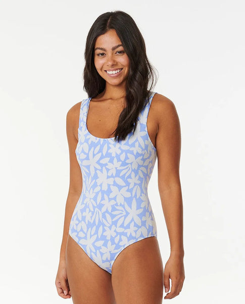 Rip Curl Womens Swimsuit Holiday Tropics Good Coverage One Piece