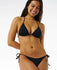 Rip Curl Womens Bikini Bottoms Classic Surf Cheeky Coverage Tie Side