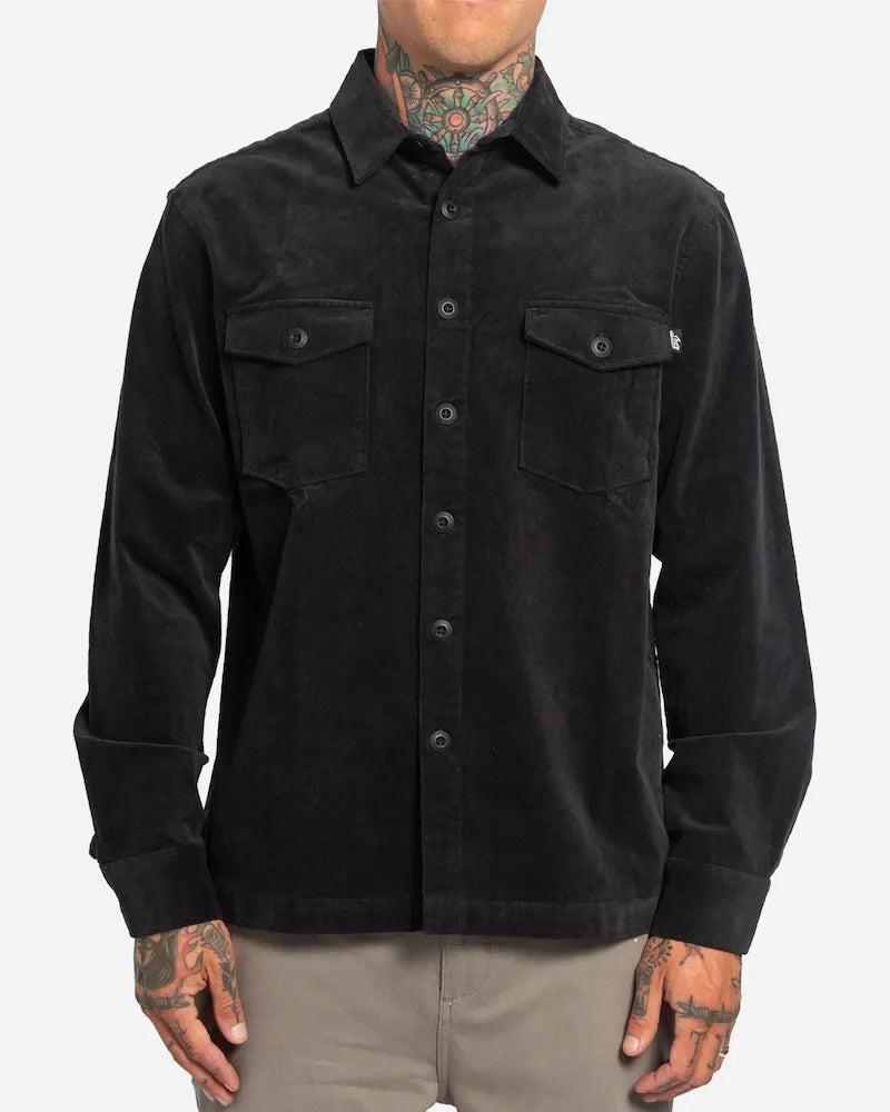 Black cord shirt cheap