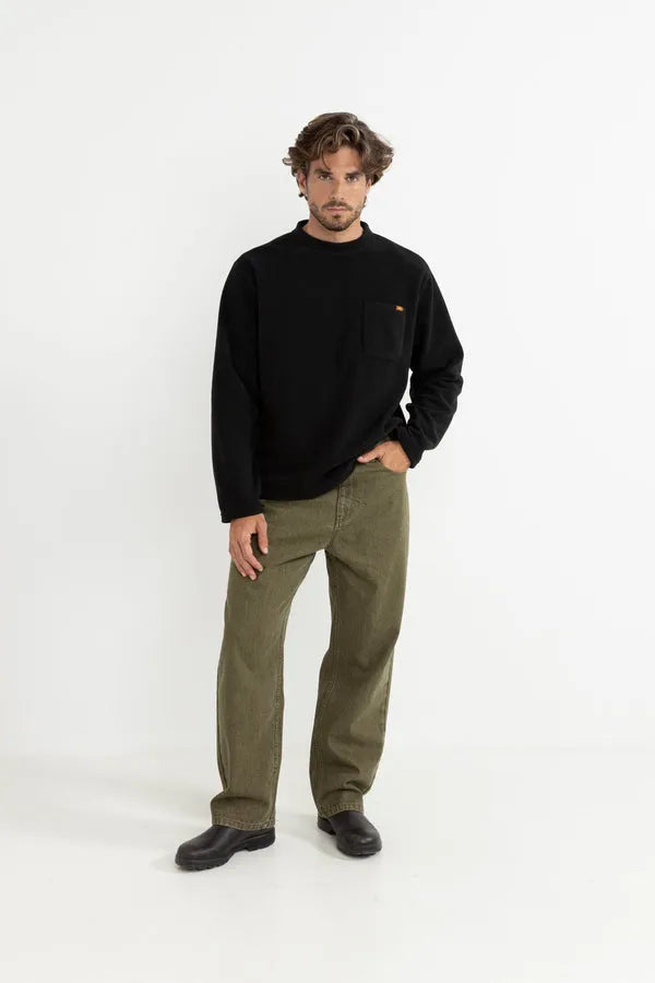 Rhythm Mens Sweatshirt Awake Polar Fleece