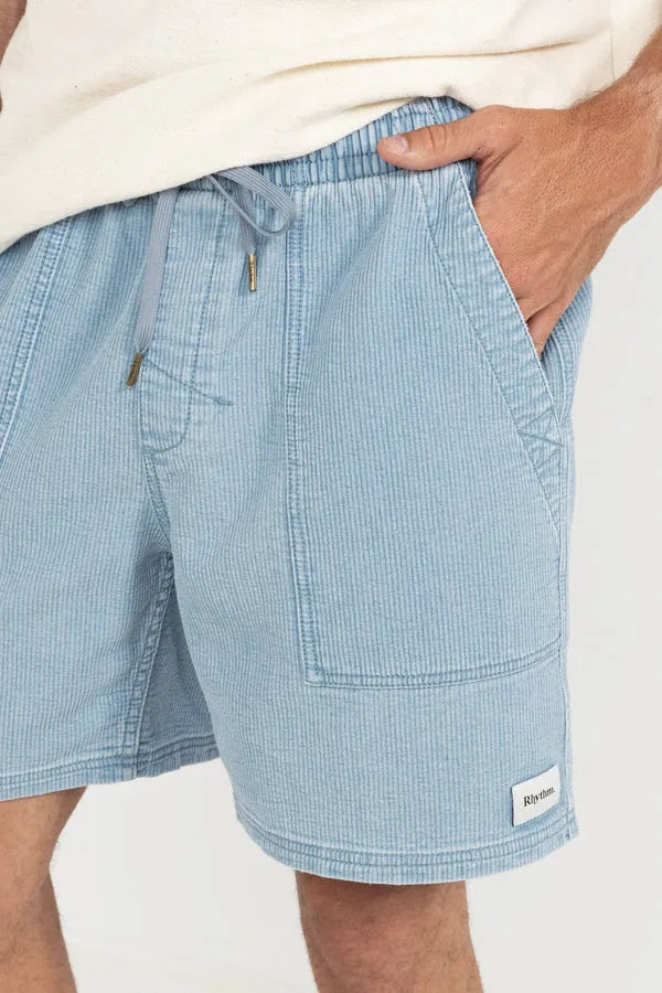 Rhythm Mens Shorts Textured Wale Jam