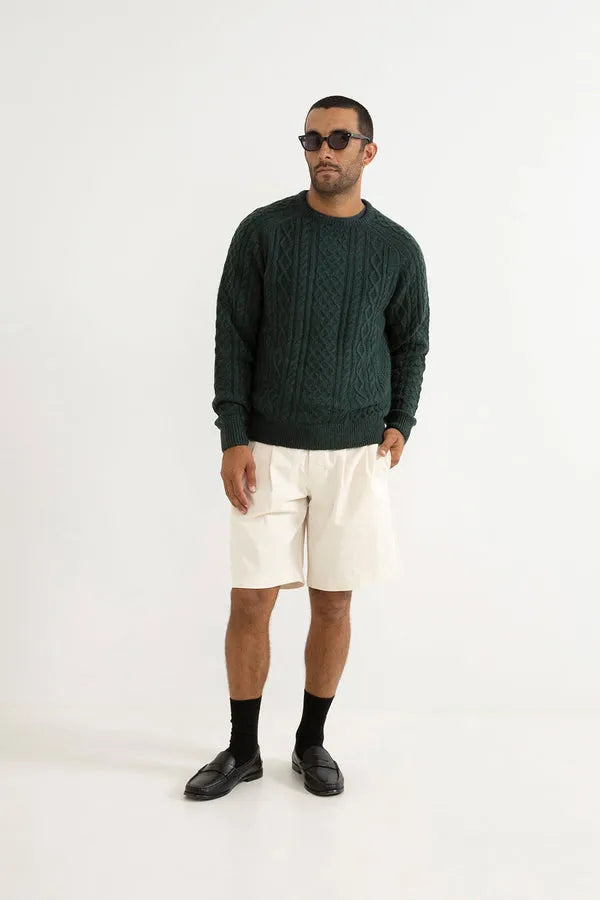 Rhythm Mens Sweater Mohair Fishermans Knit