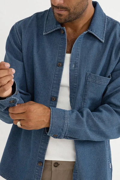 Rhythm Mens Shirt Textured Wale