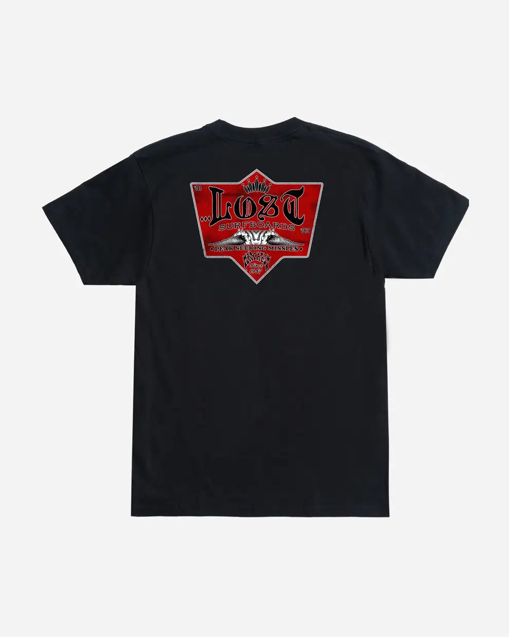 Lost Mens Shirt Mayhem Peak Seeking Missile Tee