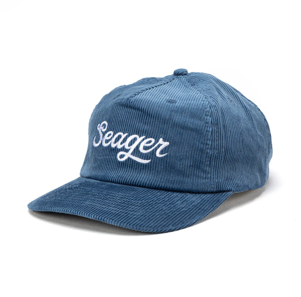 Seager Hat Big Blue Corduroy Snapback