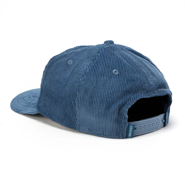 Seager Hat Big Blue Corduroy Snapback