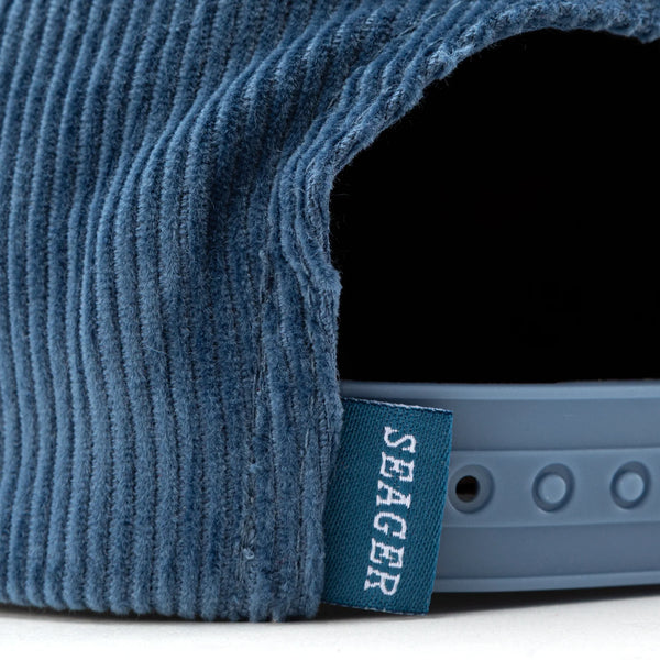Seager Hat Big Blue Corduroy Snapback