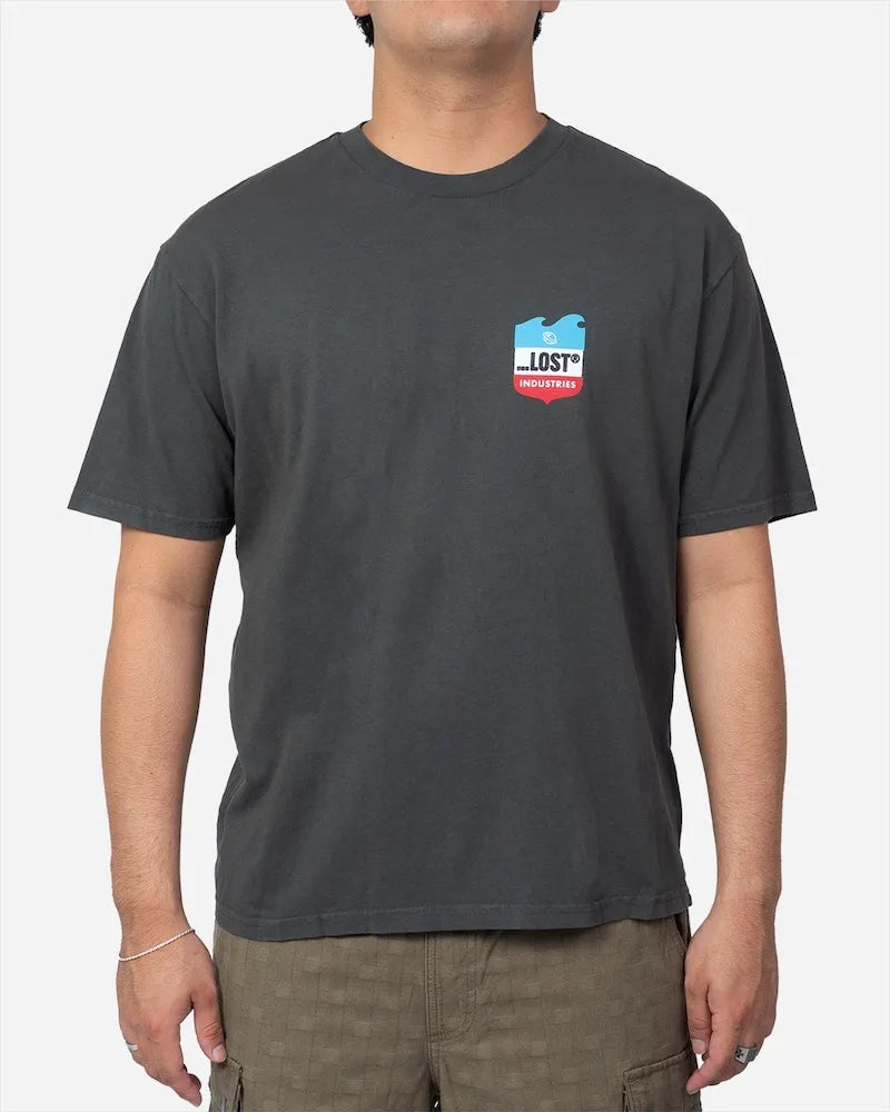 Lost Mens Shirt Emblem Boxy