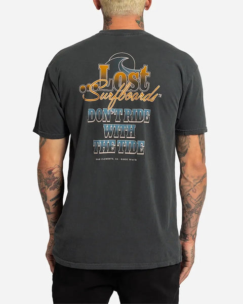 Lost Mens Shirt Rider Vintage Dye