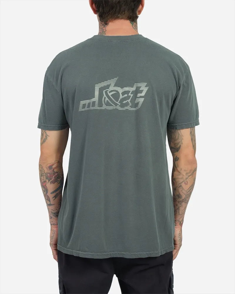 Lost Mens Shirt Lam Vintage Dye