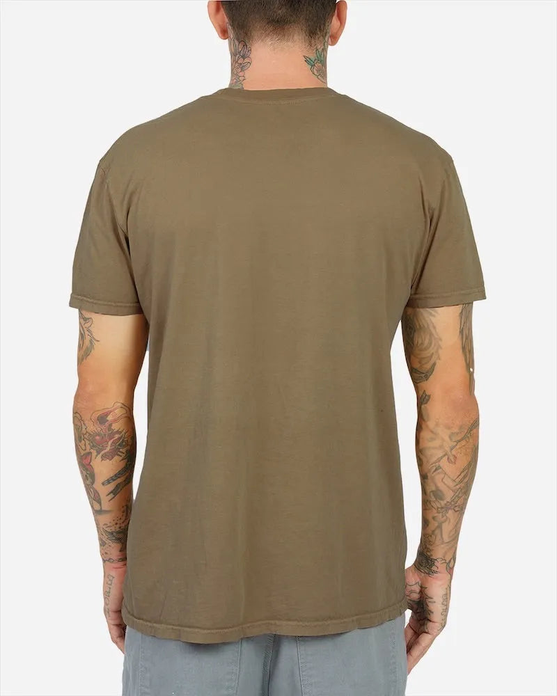 Lost Mens Shirt Gone Fishin Vintage Dye