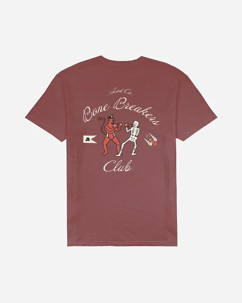 Lost Mens Shirt Bone Breakers Vintage Dye