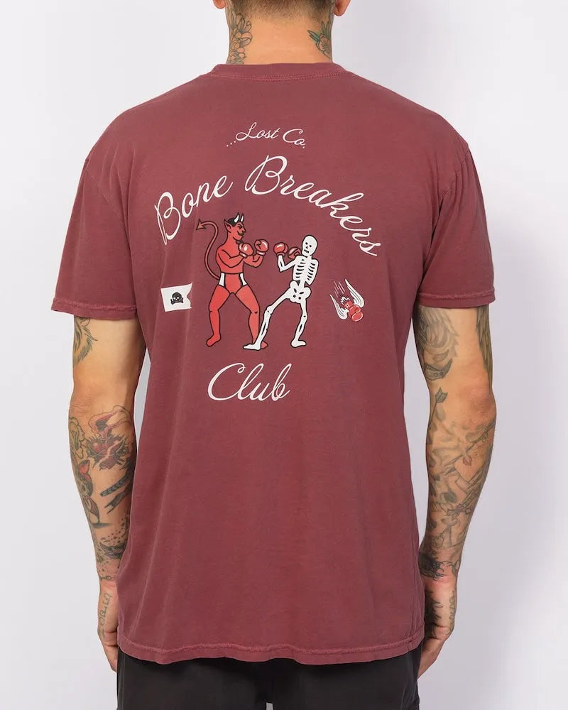 Lost Mens Shirt Bone Breakers Vintage Dye